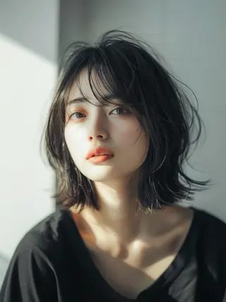 ミディアム edA. 鎌倉のヘアスタイル