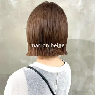 ミディアム 暖色カラー推し/ トヤエリコのヘアスタイル