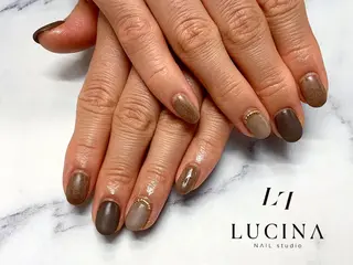 ネイル 新橋 ルキナ スタッフのネイルデザイン