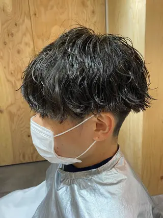 パーマ メンズ メンズブリーチカラー /パーマ ごーた立川のヘアスタイル