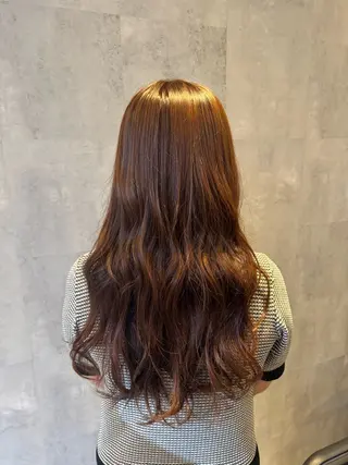 ロング カラー 多田 葉月のヘアスタイル