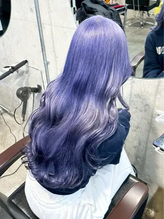 ロング カラー ✨ブリーチカラー/ 艶髪suzu🪽🤎のヘアスタイル