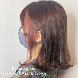 セミロング カラー 🌈re-room EIKI🇰🇷のヘアスタイル
