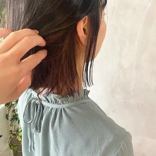 ショート カラー ヘアアレンジ stylist/蛯谷 珠里のヘアスタイル