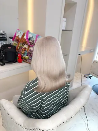 セミロング カラー force  hair所属・🫧富田 苑実🫧のヘアスタイル