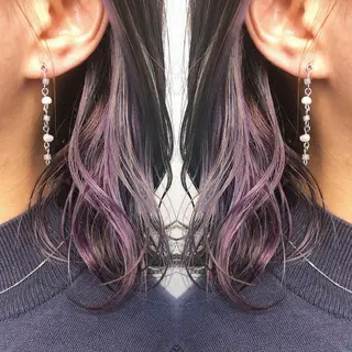 ショート ヘアアレンジ カラー 竹内啓太 ボブのヘアスタイル