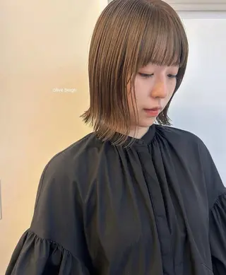 カラー yuzu /韓国ヘア / 透明感カラー🎀のヘアスタイル