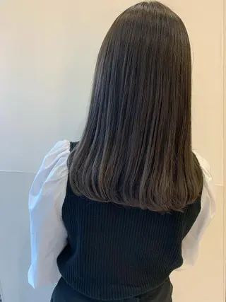 ミディアム カラー 🧸 サトウサクネ🧸のヘアスタイル
