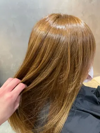 ロング カラー 上村 颯のヘアスタイル