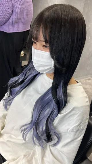 カラー mimiiy梅田 中崎町ハイトーンのヘアスタイル