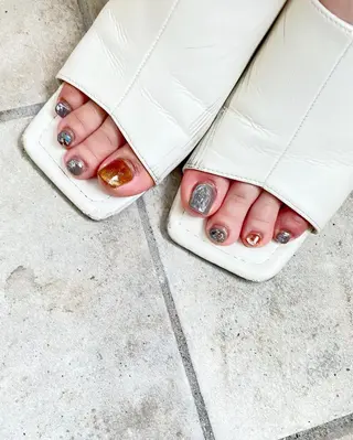 ネイル 甲府市徳行 🧸prunelleのネイルデザイン