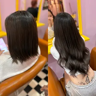 ミディアム チビ編み込みエクステ どぅ〜す/YUIのヘアスタイル