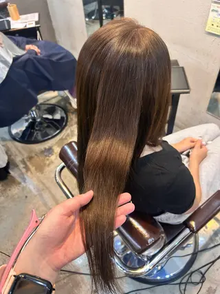 ロング カラー MEGUMI ／ママ美容師のヘアスタイル