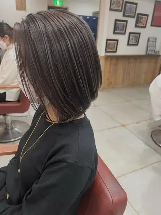 ミディアム hair  design Norm所属・ハイライトバレイヤー ジュ🎨川村聖吾🎨のヘアスタイル