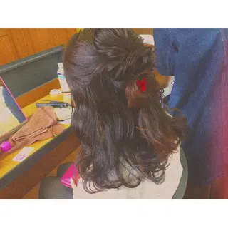 ヘアアレンジ 藤井 菜緒のヘアスタイル