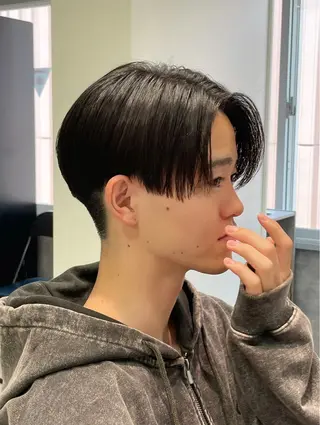 ショート メンズ 音頭 津田沼 ニュアンス,フェザーのヘアスタイル