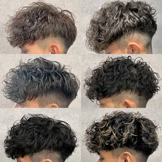 ショート パーマ メンズ 【メンズサロン】 BLUCK 横浜のヘアスタイル
