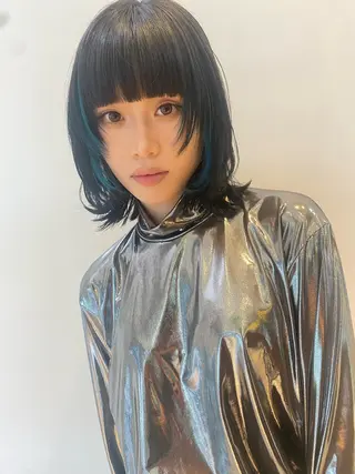 ミディアム カラー nambu-GARDEN所属・上田 昂雅のヘアスタイル