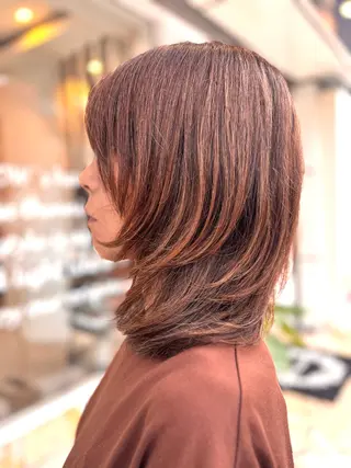 ミディアム 森光みやび / WILLOW京橋のヘアスタイル