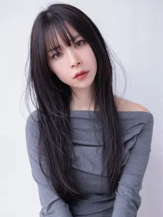 ミディアム カラー ✨髪質改善 縮毛矯正 艶髪 立川 コウキ✨のヘアスタイル