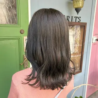 ミディアム カラー モデル募集中 🫧虹心🫧のヘアスタイル