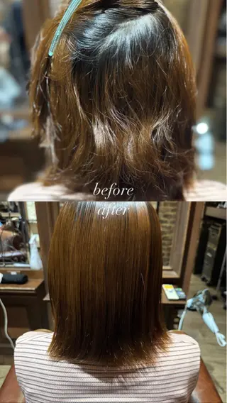 ロング オノ ソウイチロウ/ ブリーチ/パーマのヘアスタイル