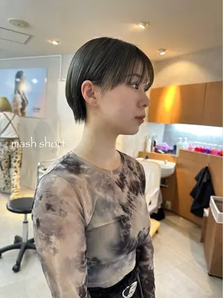 ショート カラー 🍃ショートヘア🍃 北林春樹のヘアスタイル