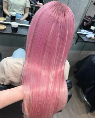 ロング カラー 🫧シールエクステ/ 艶カラー🫧アサミ️のヘアスタイル