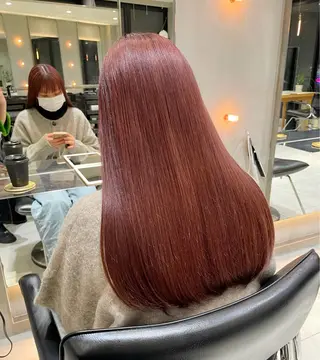 ロング カラー ヘアアレンジ 艶髪/レイヤーカット 🐣misakiのヘアスタイル