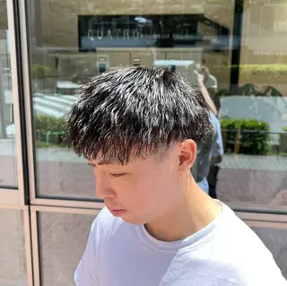 パーマ メンズ メンズ特化/勝田駅/ 佐和駅/鈴木輝瑠/のヘアスタイル