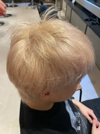 カラー メンズ オリーブカラー🫒/ 透明感カラー/みゆのヘアスタイル