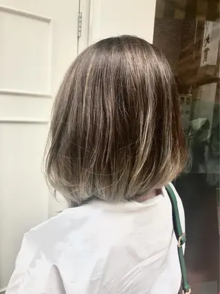 ミディアム カラー 🫟Blanco🫟 Color&Careのヘアスタイル