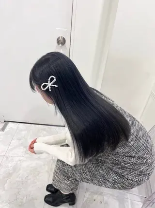 ロング カラー ヘアアレンジ メンズ 🩰韓国ガーリー🏹 kotono🪽のヘアスタイル