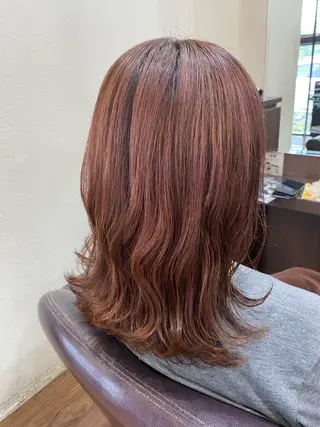 ミディアム カラー 仲井 充のヘアスタイル