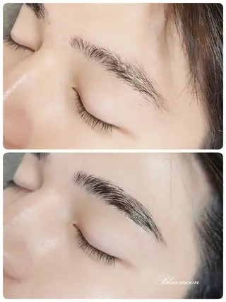 アイブロウ メンズ Bluemoon所属・Blue moonのマツエク・マツパデザイン