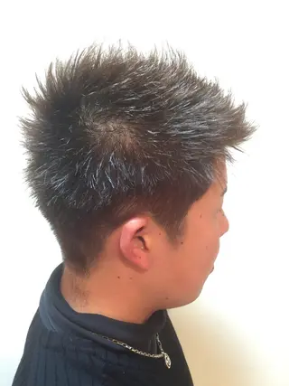 ショート カラー メンズ 可愛いを作る神 ナオヒロのヘアスタイル