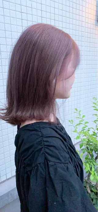 ミディアム カラー モリシュンスケ /レイヤー/髪質改善のヘアスタイル