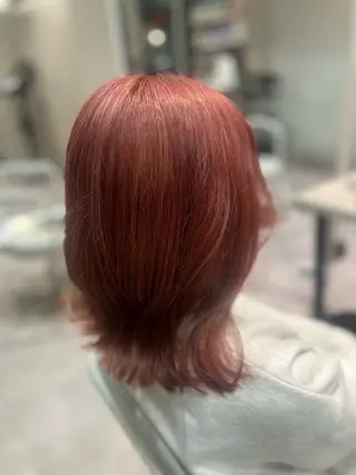 ミディアム POCKET所属・星 希愛のヘアスタイル