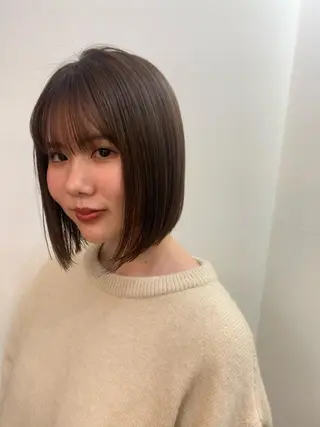 ショート カラー まろやか透明感カラー ♡MANAのヘアスタイル