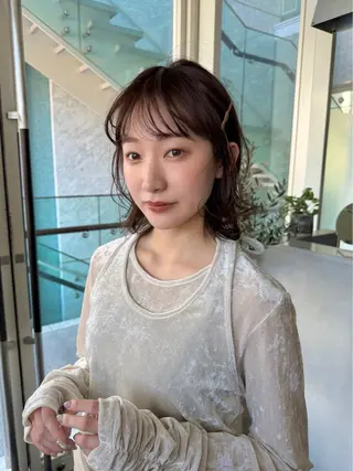 ミディアム ryona🎀 /ボブ/ブロンドのヘアスタイル