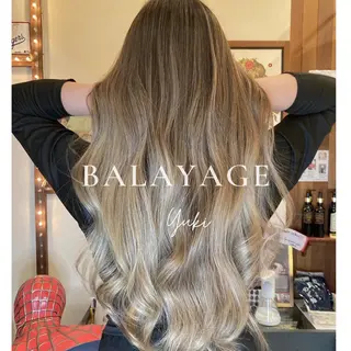 ロング カラー 武内 由貴のヘアスタイル