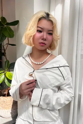 カラー ness 一花のヘアスタイル