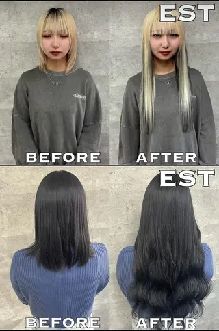 カラー メンズ ヘアアレンジ ロング M. KURUMIのヘアスタイル