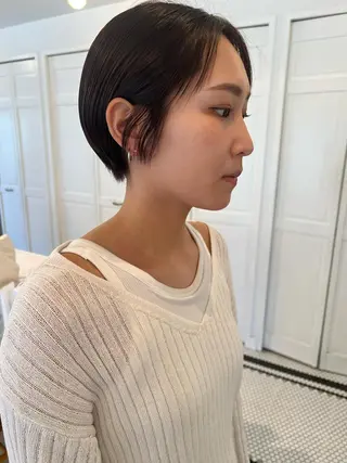 ショート ブリーチカラー🎀 韓国風/寺門美優のヘアスタイル