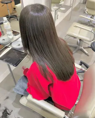 セミロング カラー 坂本 圭太朗のヘアスタイル