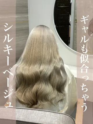 ロング カラー パーマ ヘアアレンジ メンズ キッズ 🤍韓国風/艶髪🤍 鳥越美羽のヘアスタイル