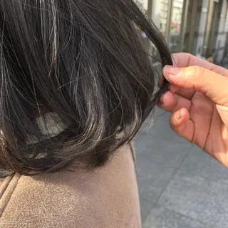 ミディアム 高橋 みく/ minim 暖色のヘアスタイル