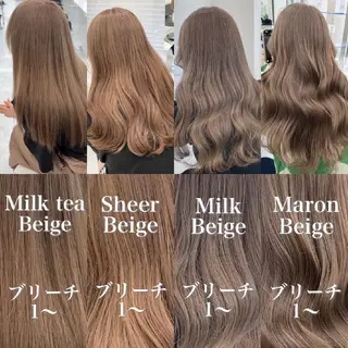 セミロング ヘアアレンジ カラー 公式PARADE💐 池袋💐のヘアスタイル