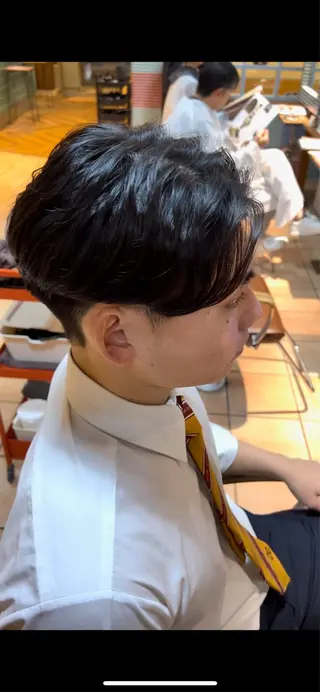 パーマ メンズ 朝3分でキマる 村上陸のヘアスタイル