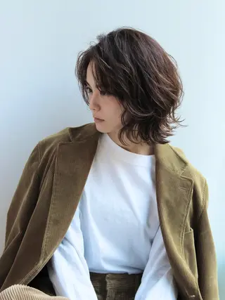 ショート カラー stylist/ボブ ことの/韓国レイヤーのヘアスタイル